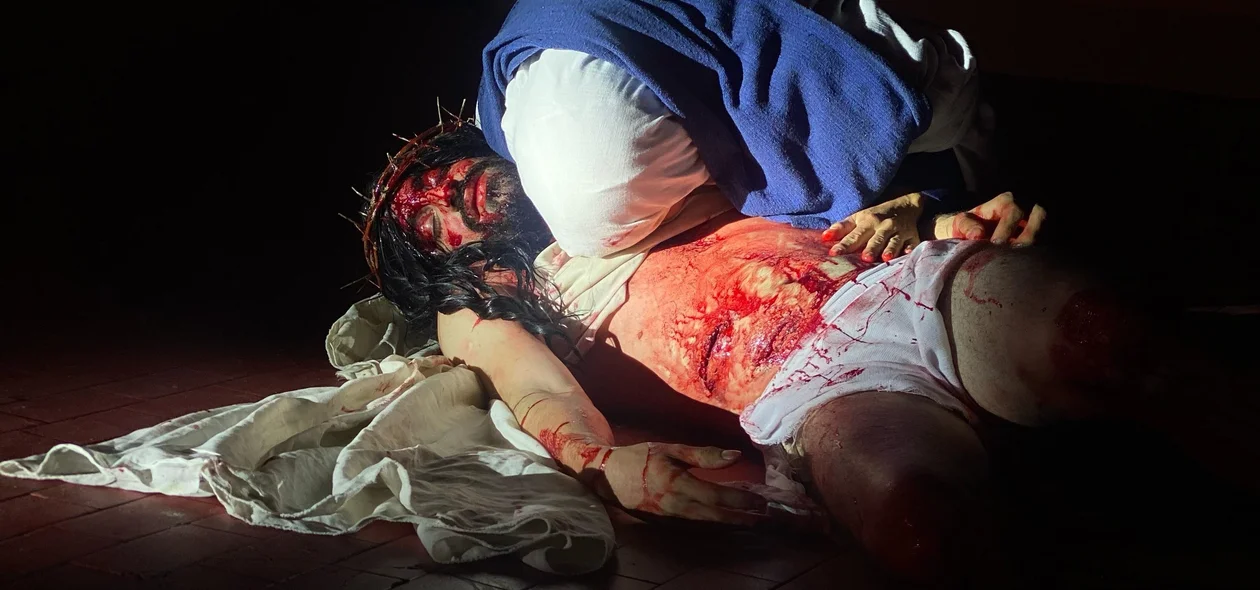 Atores da Paixão de Cristo 2025 em Esperantina