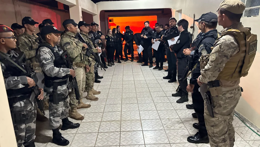 Briefing da operação deflagrada em Simões e Caridade do Piauí