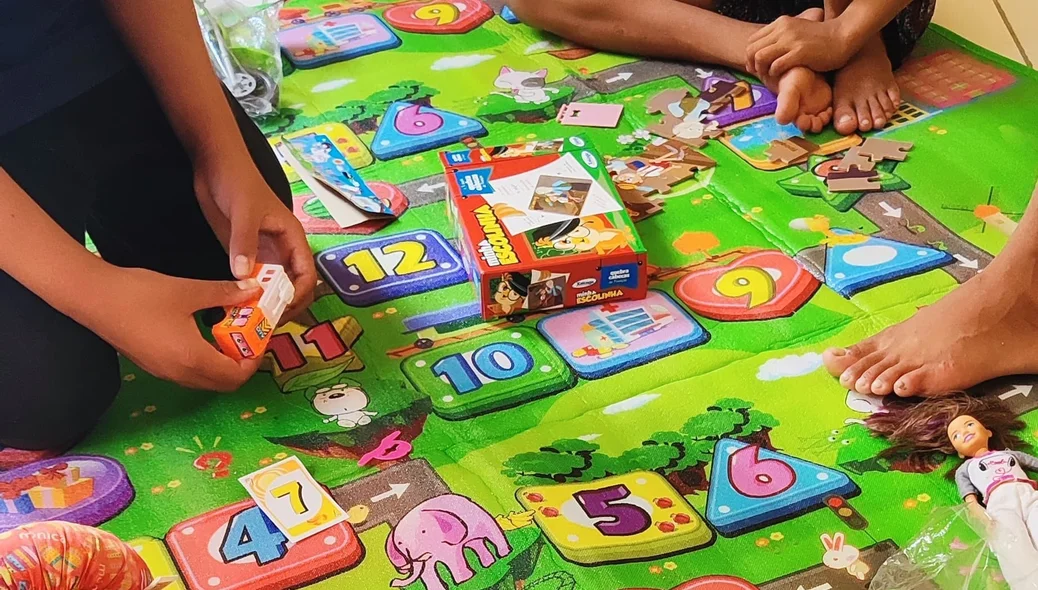 Brinquedos no CIAP