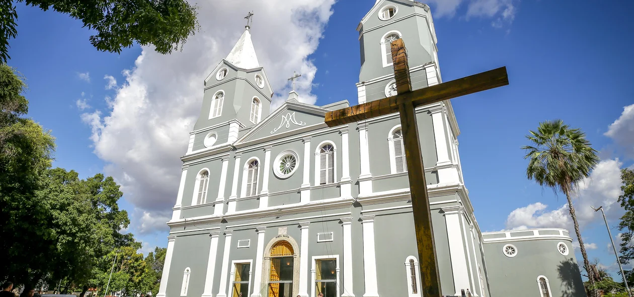 Catedral de Nossa Senhora das Dores, no centro de Teresina
