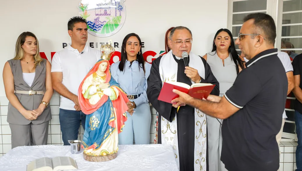 Celebração na sede da Prefeitura de Alto Longá