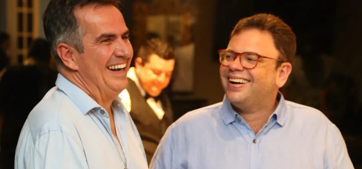 Ciro Nogueira e Aluísio Sampaio, secretário municipal de Meio Ambiente