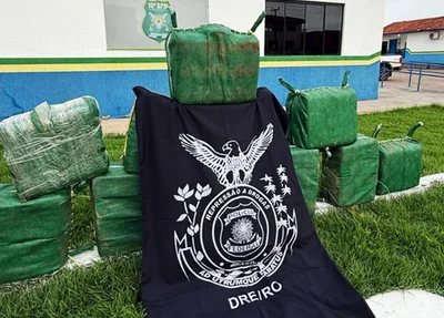 Cocaína apreendida pela PF e PM em Rondônia