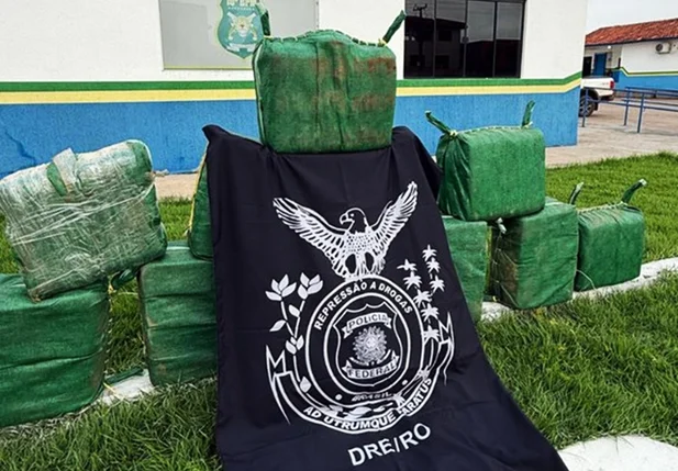 Cocaína apreendida pela PF e PM em Rondônia