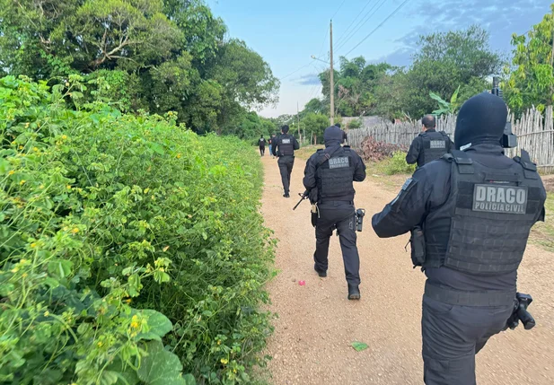Cumprimento de mandados na zona rural do município de Parnarama