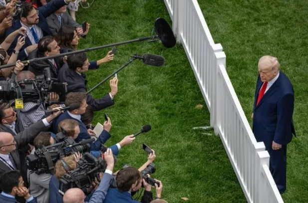 Donald Trump em coletiva
