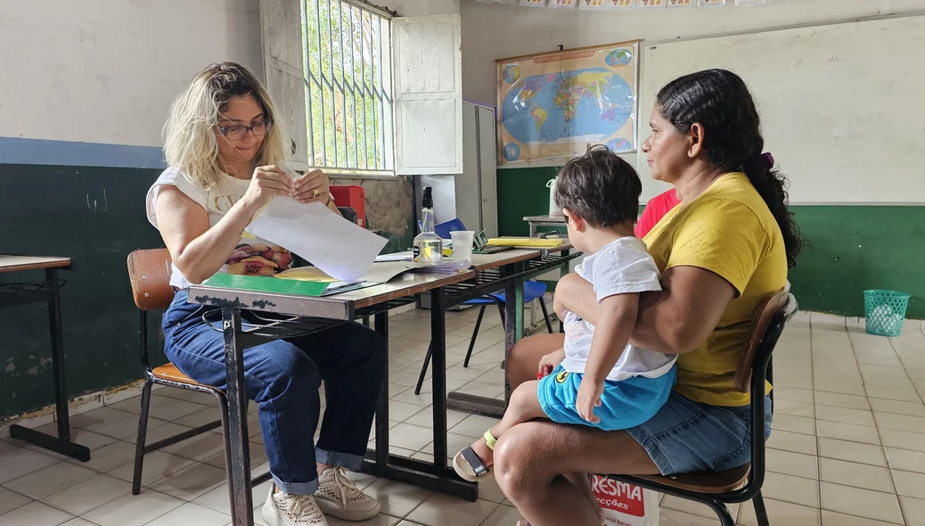 Durante a ação, foram oferecidos diversos atendimentos