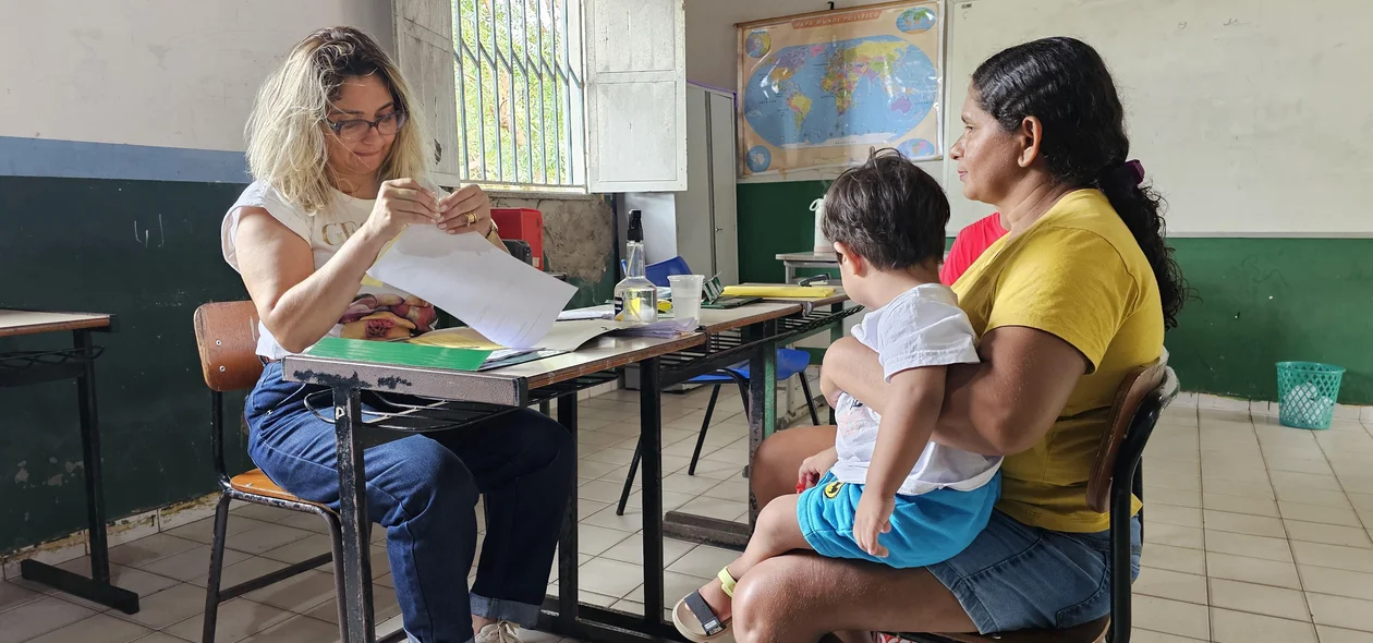 Durante a ação, foram oferecidos diversos atendimentos