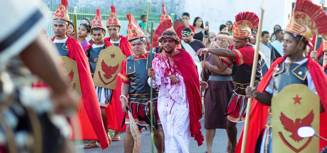 Ela é dividida em 14 estações que representam cenas específicas da Paixão de Cristo