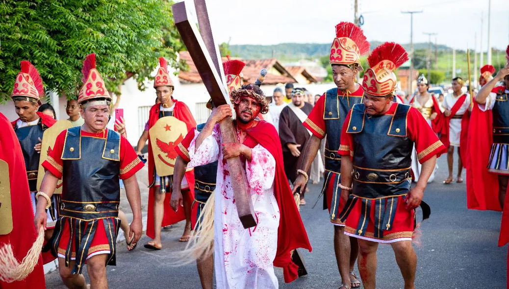Encenação da Via-Sacra em Porto Piauí