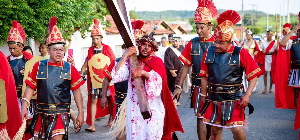 Encenação da Via-Sacra em Porto Piauí