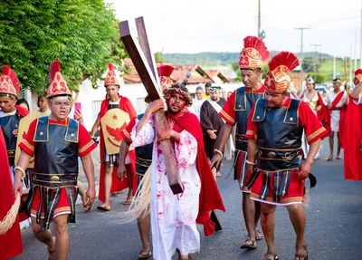 Encenação da Via-Sacra em Porto Piauí