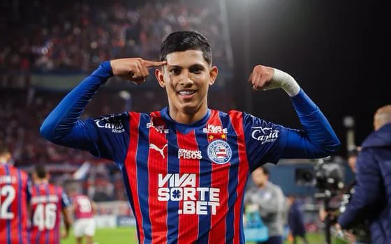 Erick Pulga comemora gol na Libertadores