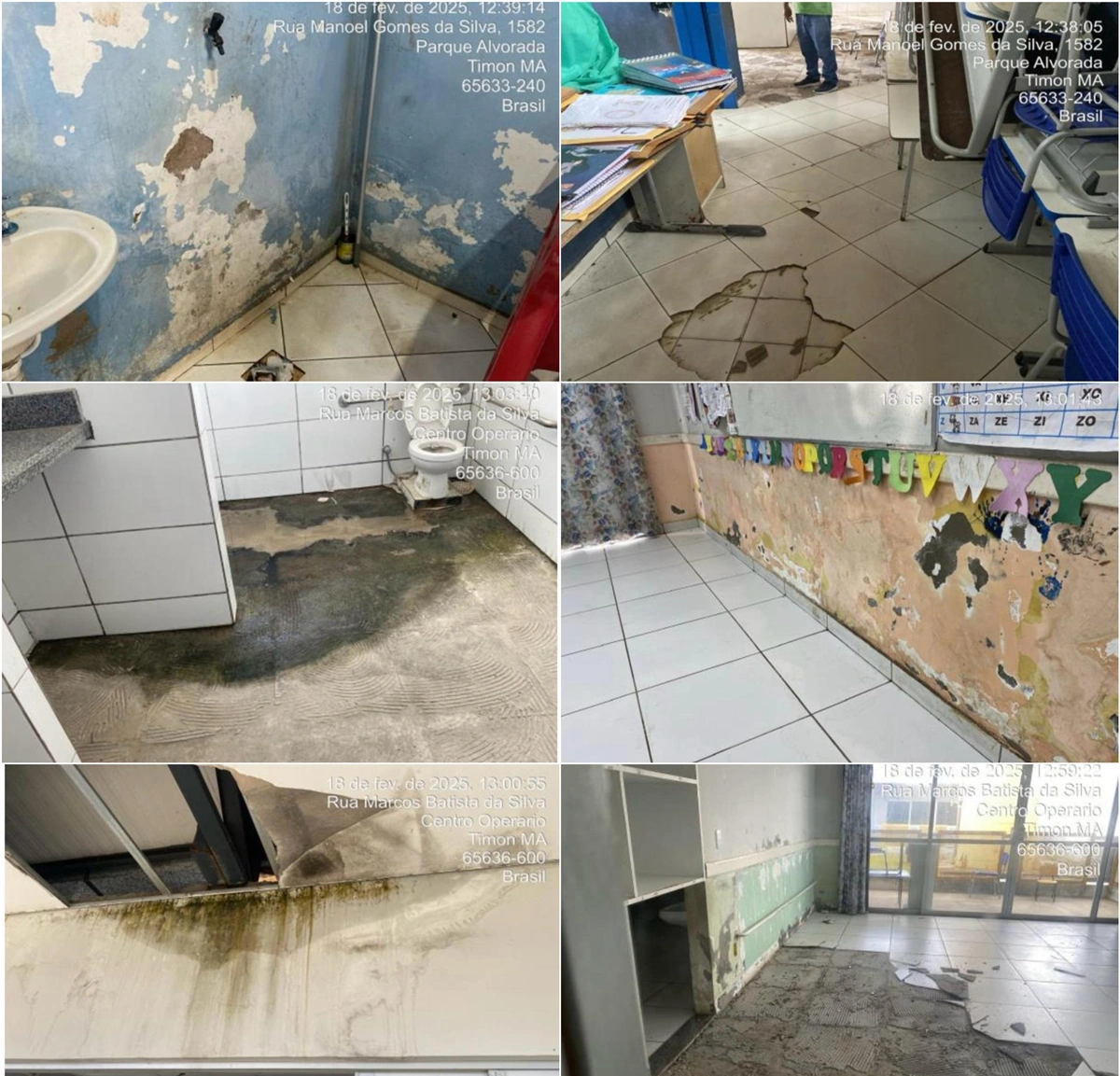Escolas municipais em Timon