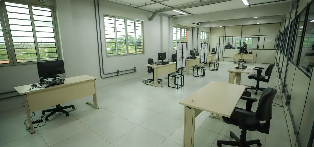 Espaços do novo Instituto de Identificação