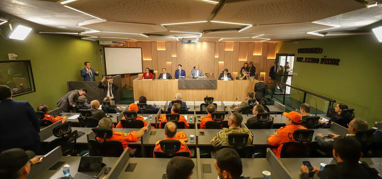 Forças de segurança participaram da solenidade