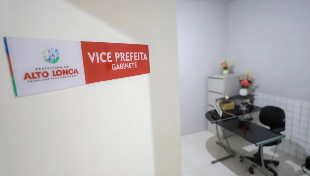 Gabinete da vice-prefeita de Alto Longá