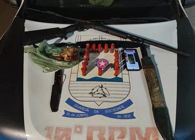 Homem é preso por porte ilegal de arma de fogo em Baixa Grande do Ribeiro