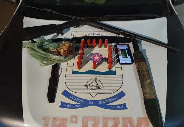 Homem é preso por porte ilegal de arma de fogo em Baixa Grande do Ribeiro