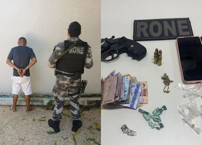 Homem identificado pelas inicias L.F.S, foi preso pela Policia Militar do Piauí