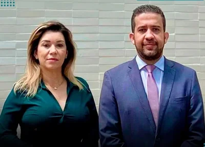 Janones e Leandra Guedes