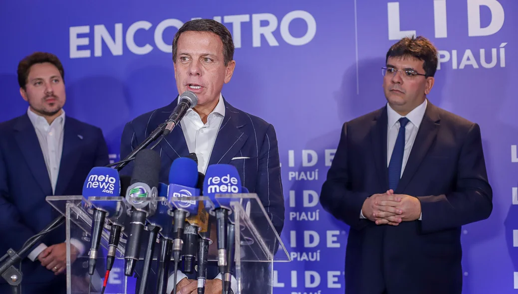João Doria no lançamento do Lide Piauí