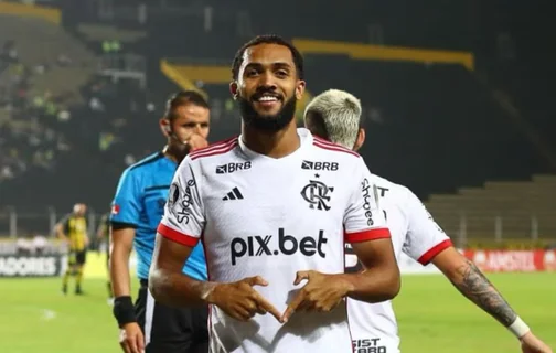 Juninho foi o autor do gol da vitória do Flamengo contra o Táchira na estreia da Libertadores