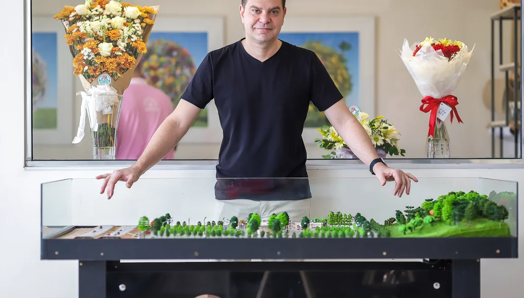 Roberto Tajra foi o responsável pela construção da maquete do Papillon