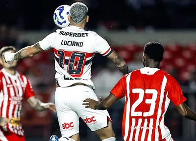 Luciano marcou os dois gols da vitória do São Paulo sobre o Náutico na Copa do Brasil 2025