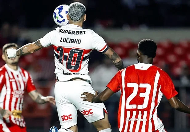 Luciano marcou os dois gols da vitória do São Paulo sobre o Náutico na Copa do Brasil 2025