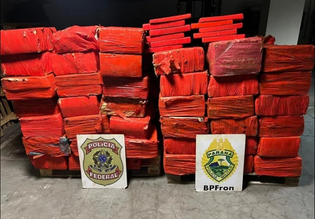 Maconha apreendida pela PF no Paraná