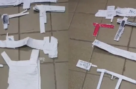 Material produzido pelas crianças