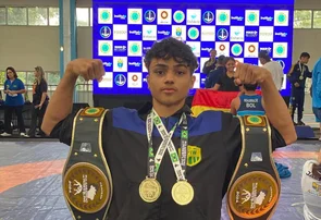 Atleta do Piauí conquista bicampeonato de Wrestling e vaga no Pan-Americano