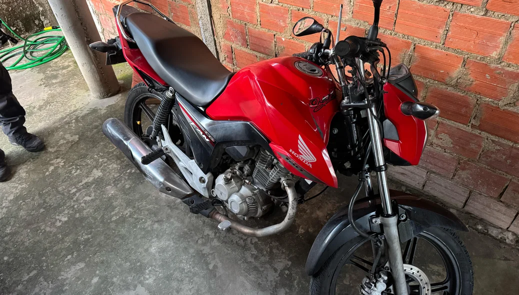 Motocicleta apreendida na Operação Rolezinho