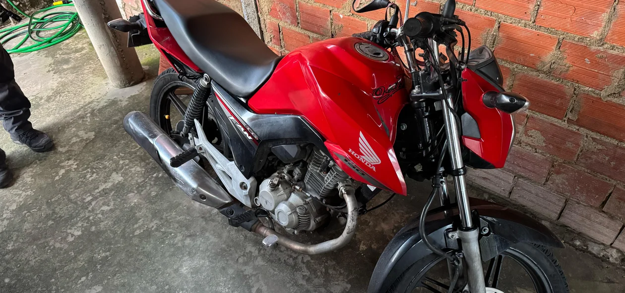 Motocicleta apreendida na Operação Rolezinho
