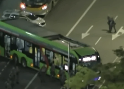 Motorista de ônibus foi feito refém em São Paulo