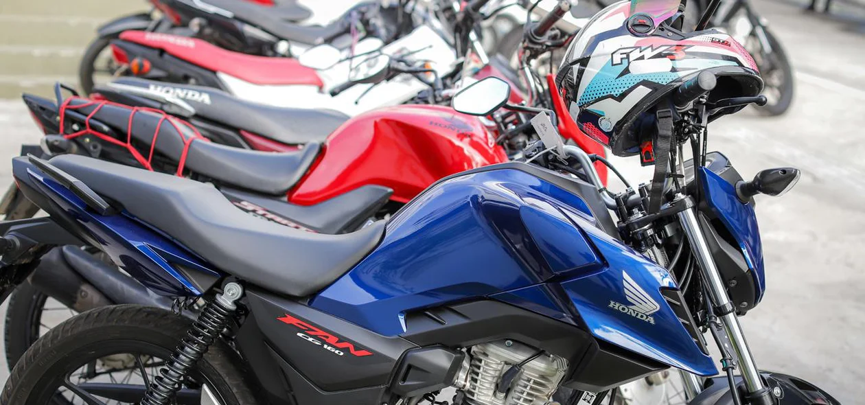 Motos apreendidas durante a Operação Rolezinho