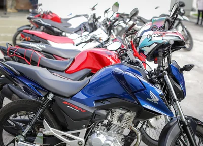 Motos apreendidas durante a Operação Rolezinho