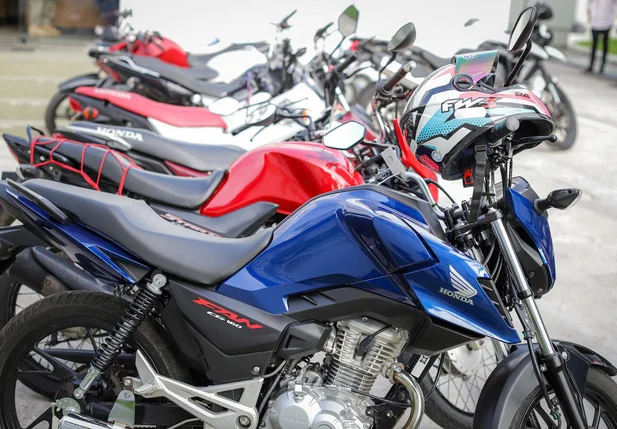 Motos apreendidas durante a Operação Rolezinho