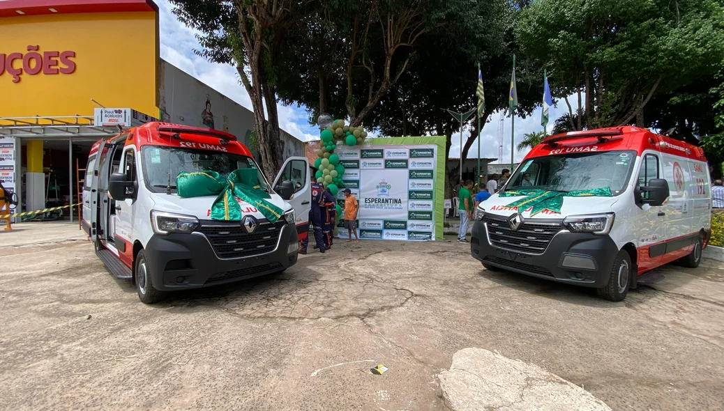 Novas ambulâncias para o SAMU de Esperantina