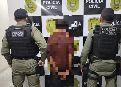 O homem identificado como A.G. foi preso na quarta-feira