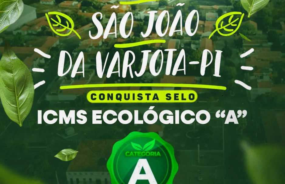 O município garantiu a adesão ao ICMS Ecológico na categoria A