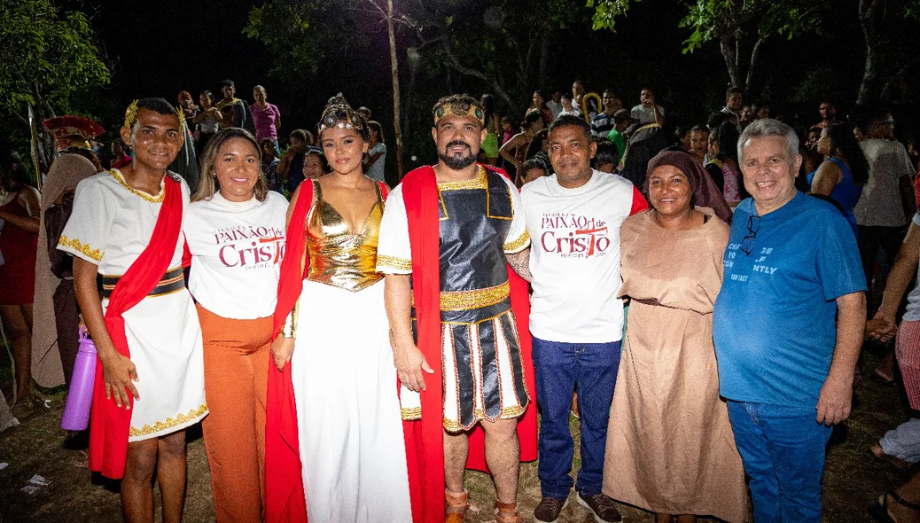 O prefeito Aluízio Vaz comemorou o sucesso da apresentação