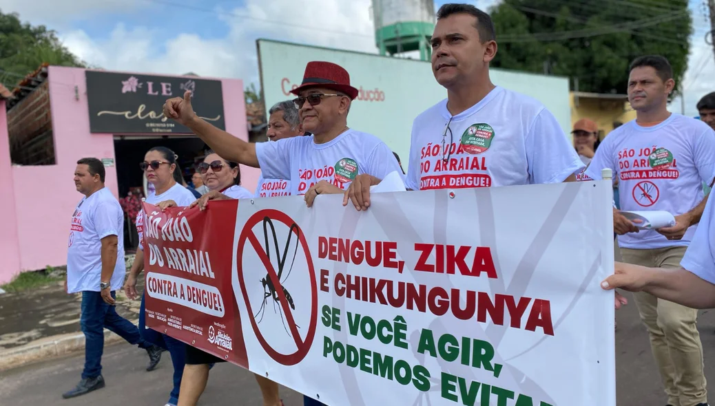 O prefeito esteve na mobilização