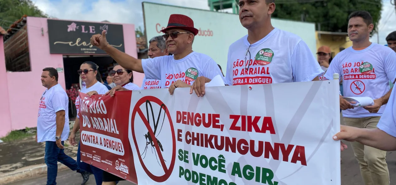 O prefeito esteve na mobilização