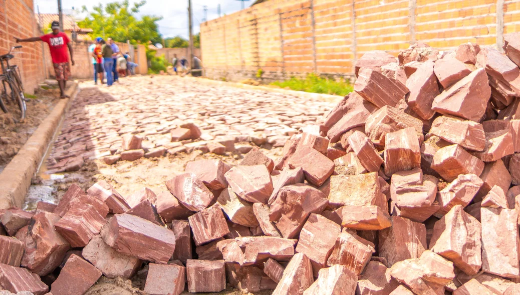 Obras de calçamento