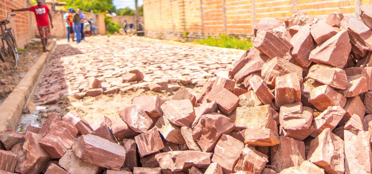 Obras de calçamento