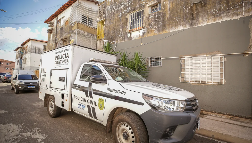 Perícia Criminal no local do feminicídio