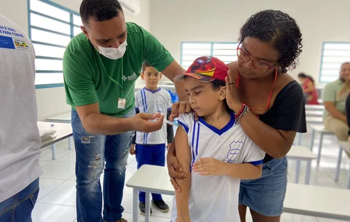 Piauí atinge meta de cobertura vacinal em crianças menores de 4 anos