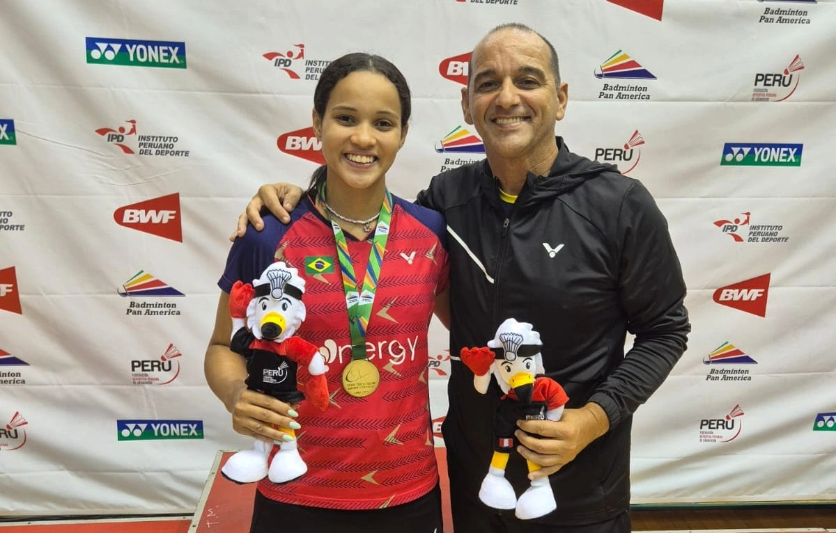 Piauiense Juliana Viana se tornou a 1ª brasileira a ganhar ouro no Pan de Badminton